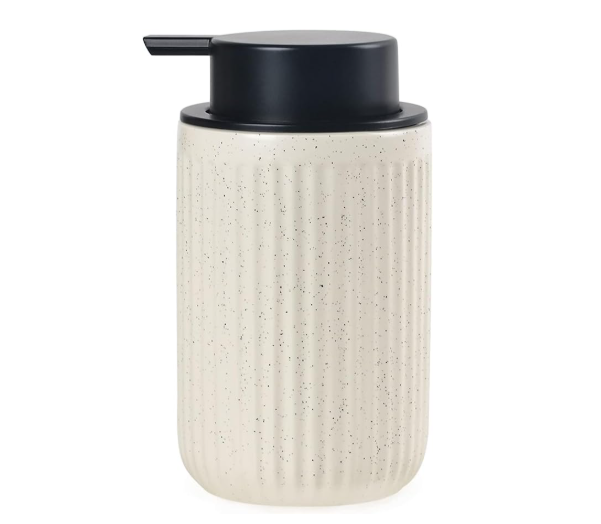 BosilunLife Pockmark Foaming Soap Dispenser Recycled Eco-Clay 11oz