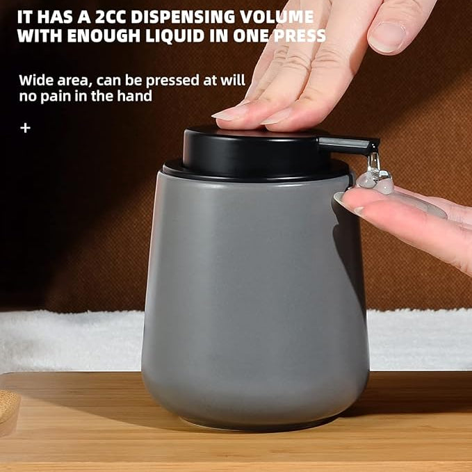 BosilunLife Liquid Soap Dispenser Large Sustainable Ceramic