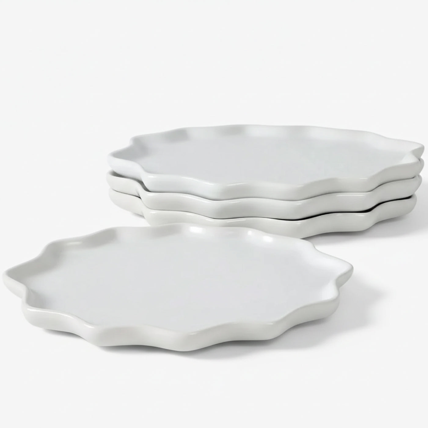 BosilunLife Bring Nature Inside Dinner Plate Recycled Eco-Clay 4-pcs set