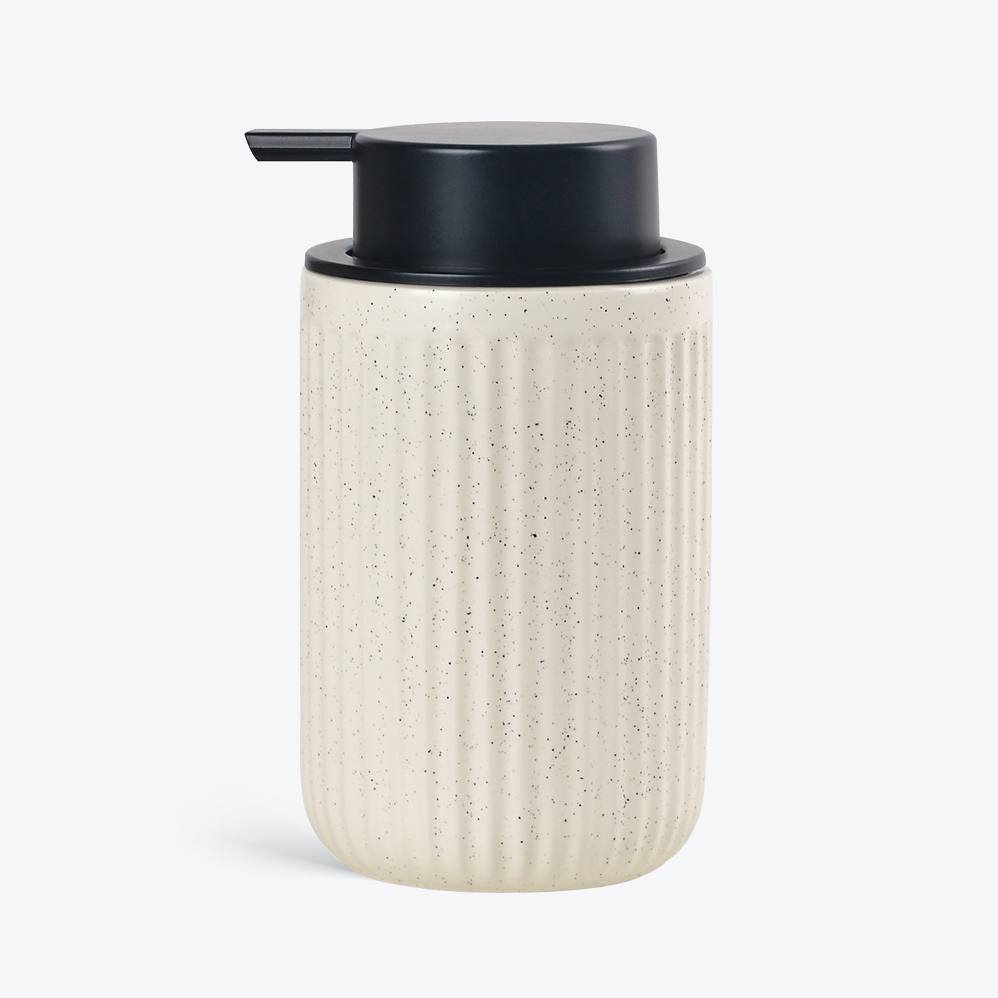Dispensador de jabón Pockmark de cerámica reciclada y arcilla ecológica BosilunLife