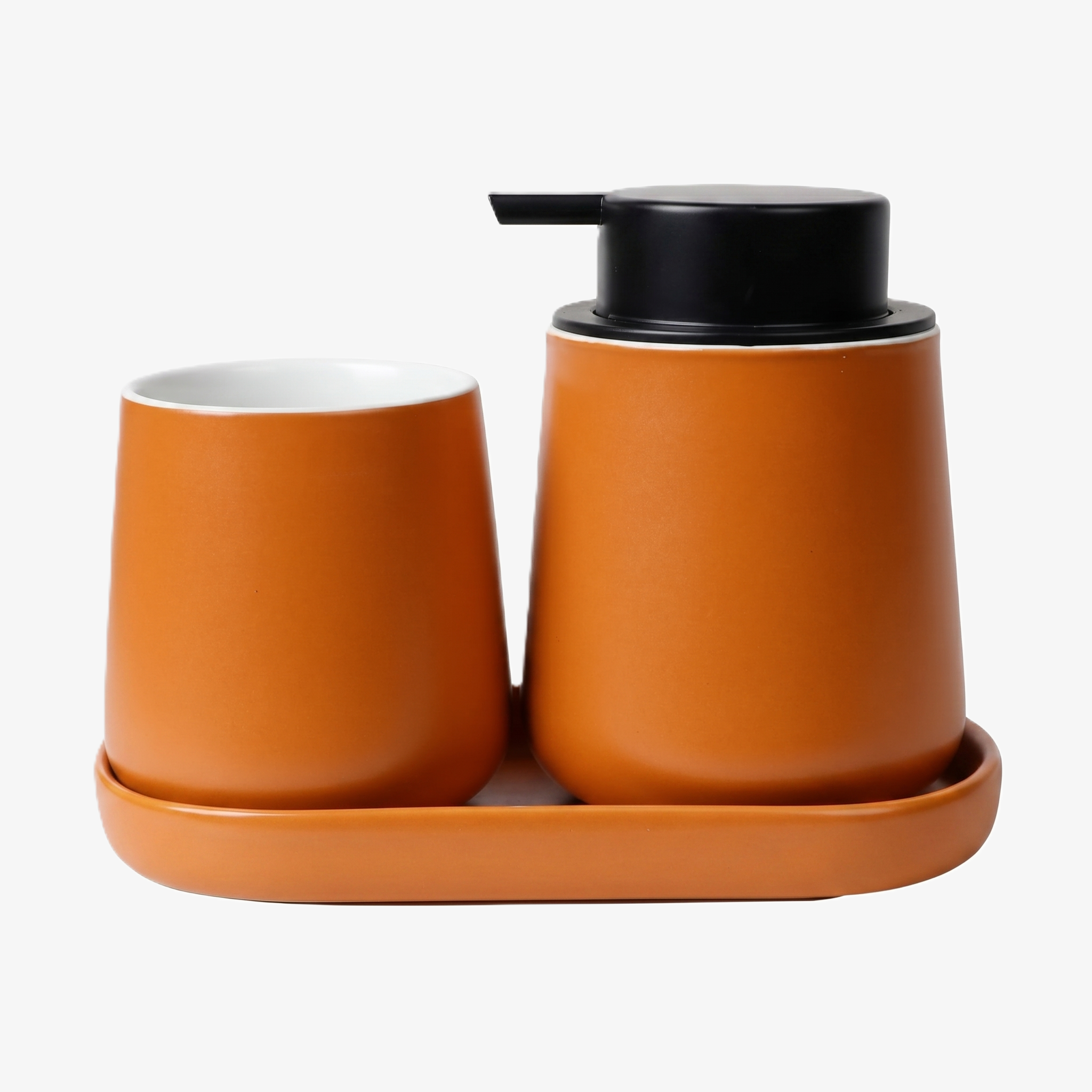 BosilunLife Foaming Bathroom Set Recycled Eco-Clay