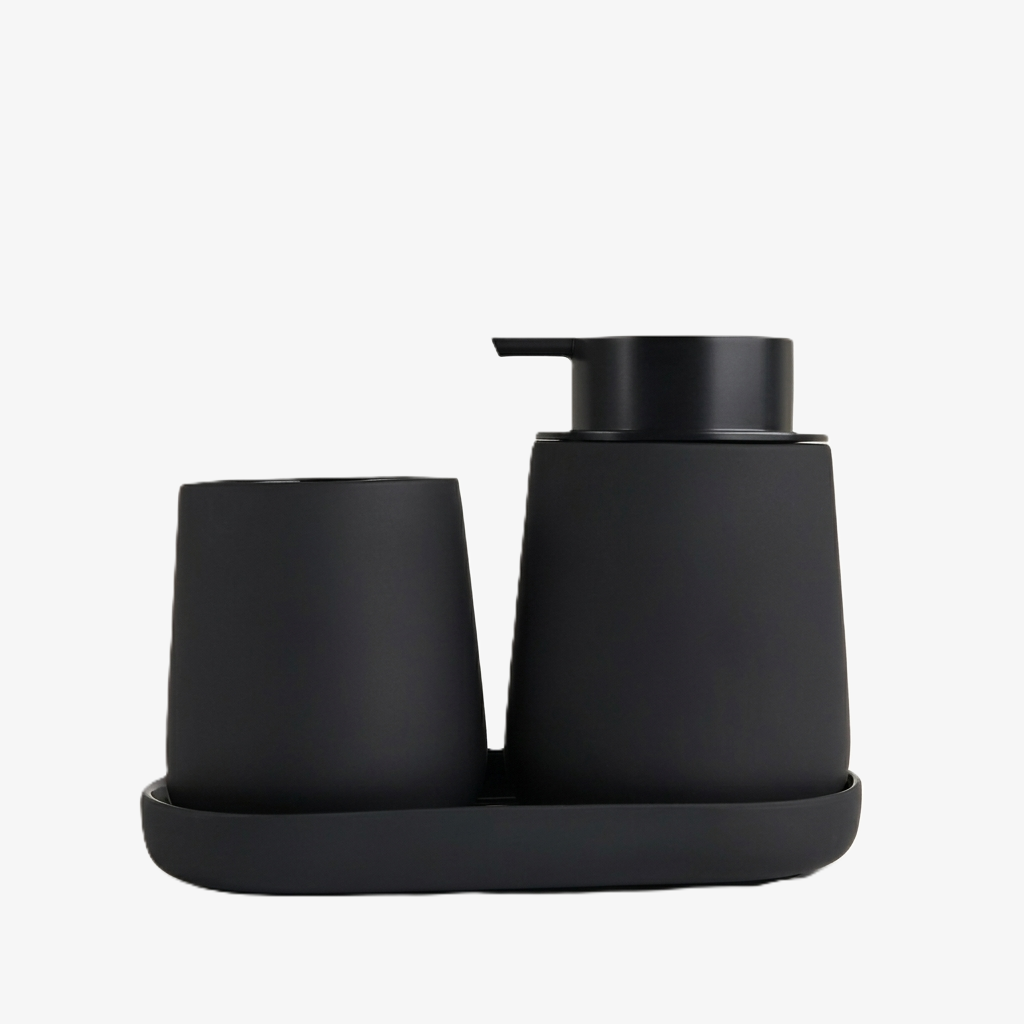 BosilunLife Rubber Paint Foaming Bathroom Set Recycled Eco-Clay