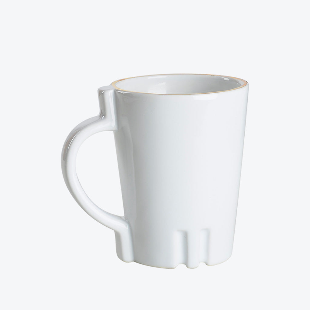 Timeless Elegance Coffee Mug Sustainable Ceramic