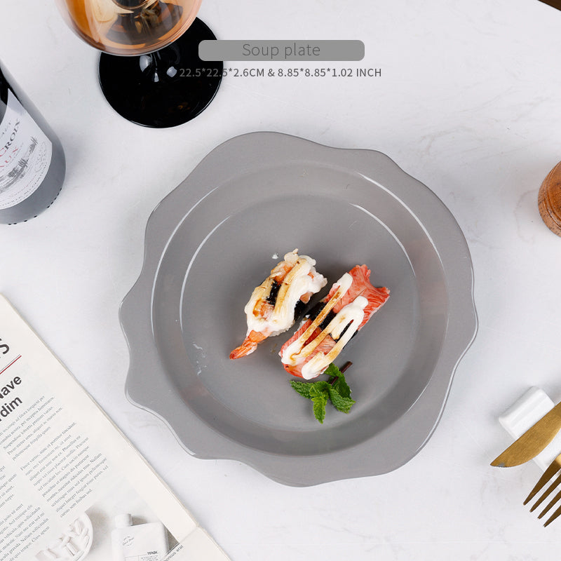 size of a soup plate