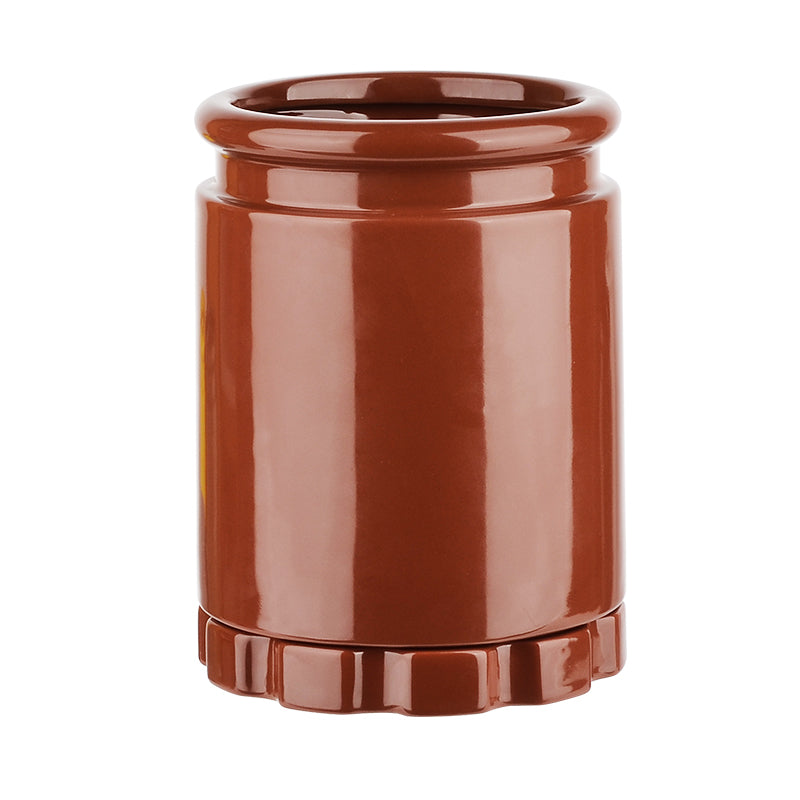 fired brick glossy utensil holder
