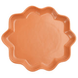 One orange ceramic deep dish