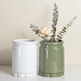 BosilunLife Timeless Elegance Utensil Holder | Sustainable & Eco-Friendly Ceramic Utensil Holder