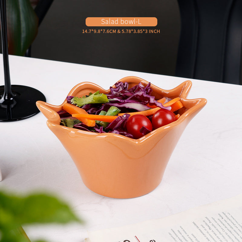 size of a pink salad bowl