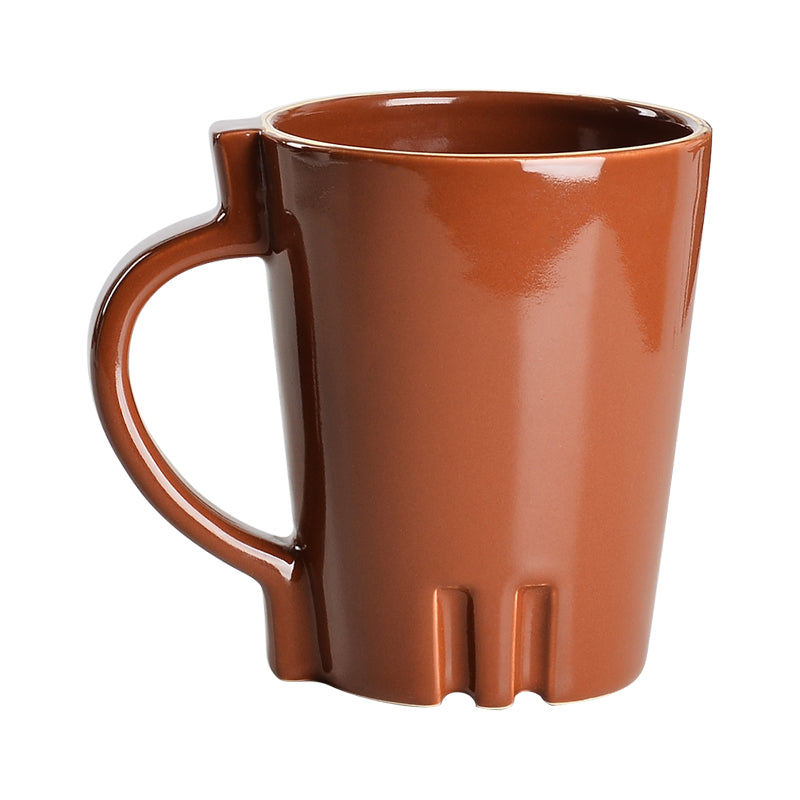 fired brick coffee mug