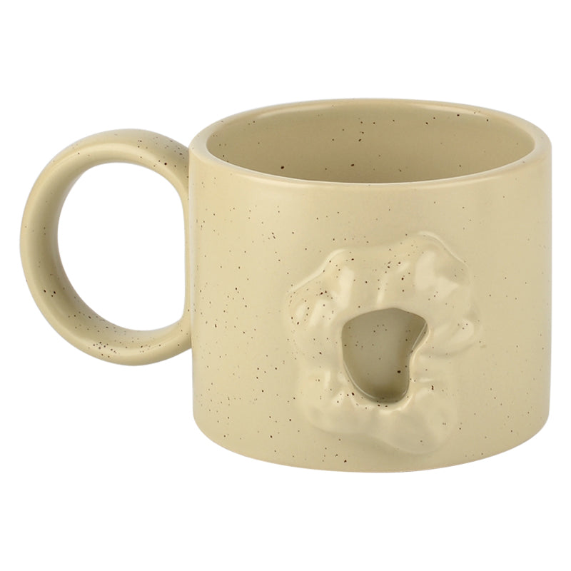 bone white matte mug