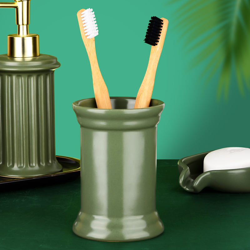 green tumbler