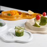 BosilunLife Iceland Ceramic Serving Dish | Elegant Dinnerware for Versatile Use