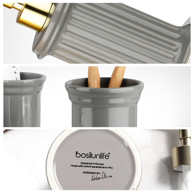 details of bathroom set