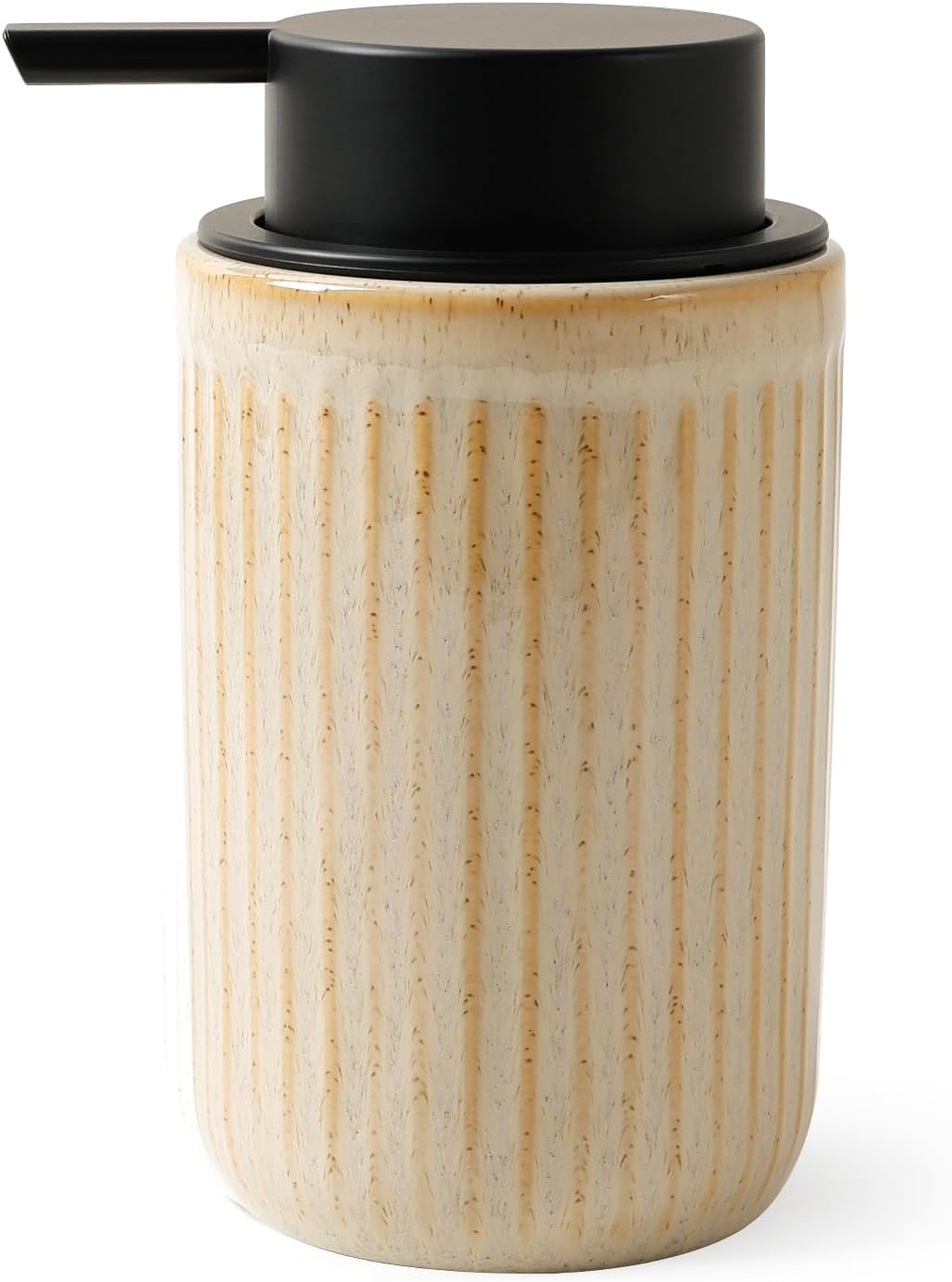 BosilunLife Pockmark Liquid Soap Dispenser Recycled Eco-Clay 11oz