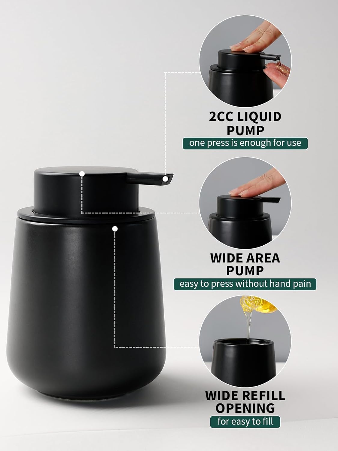 Bosilunlife Seifen- und Zahnbürstenhalter-Set aus recycelter Keramik und Öko-Ton