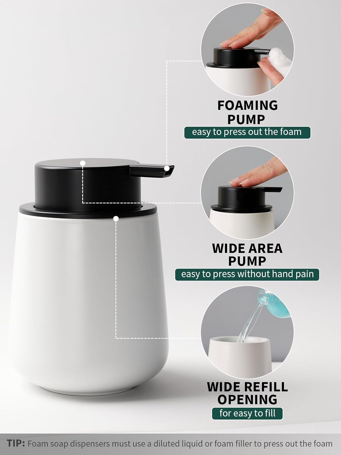 Bosilunlife Seifen- und Zahnbürstenhalter-Set aus recycelter Keramik und Öko-Ton
