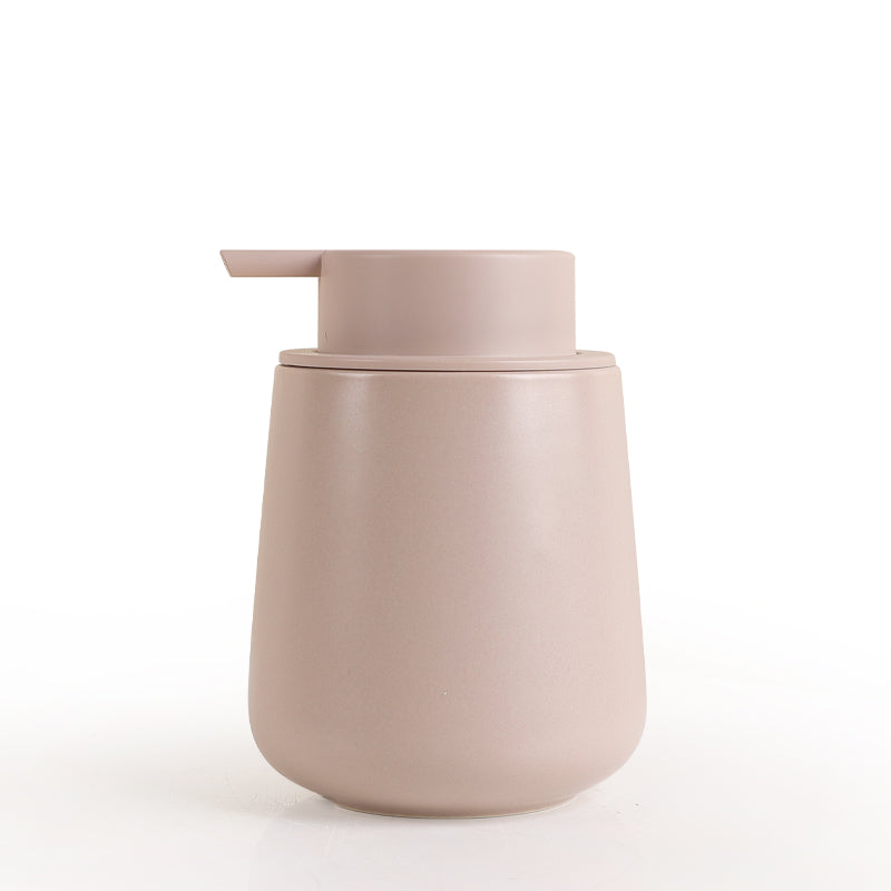 khaki soap dispenser