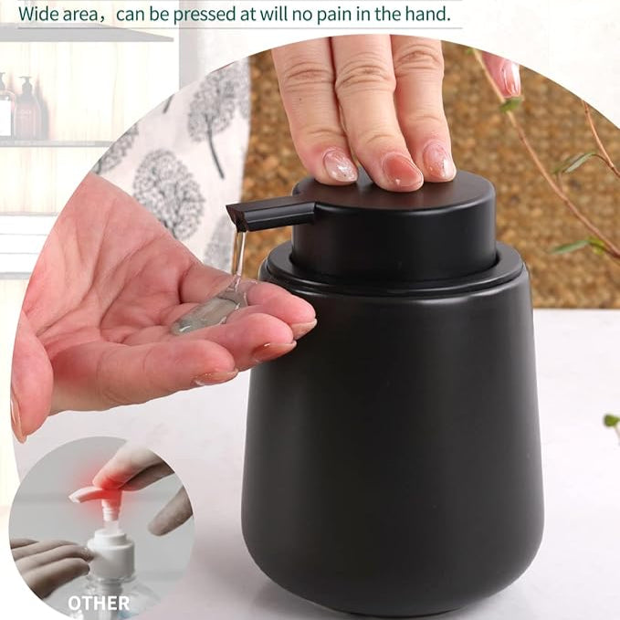 BosilunLife Liquid Rubber Paint Soap Dispenser Large Recycled Ceramic Eco-Clay
