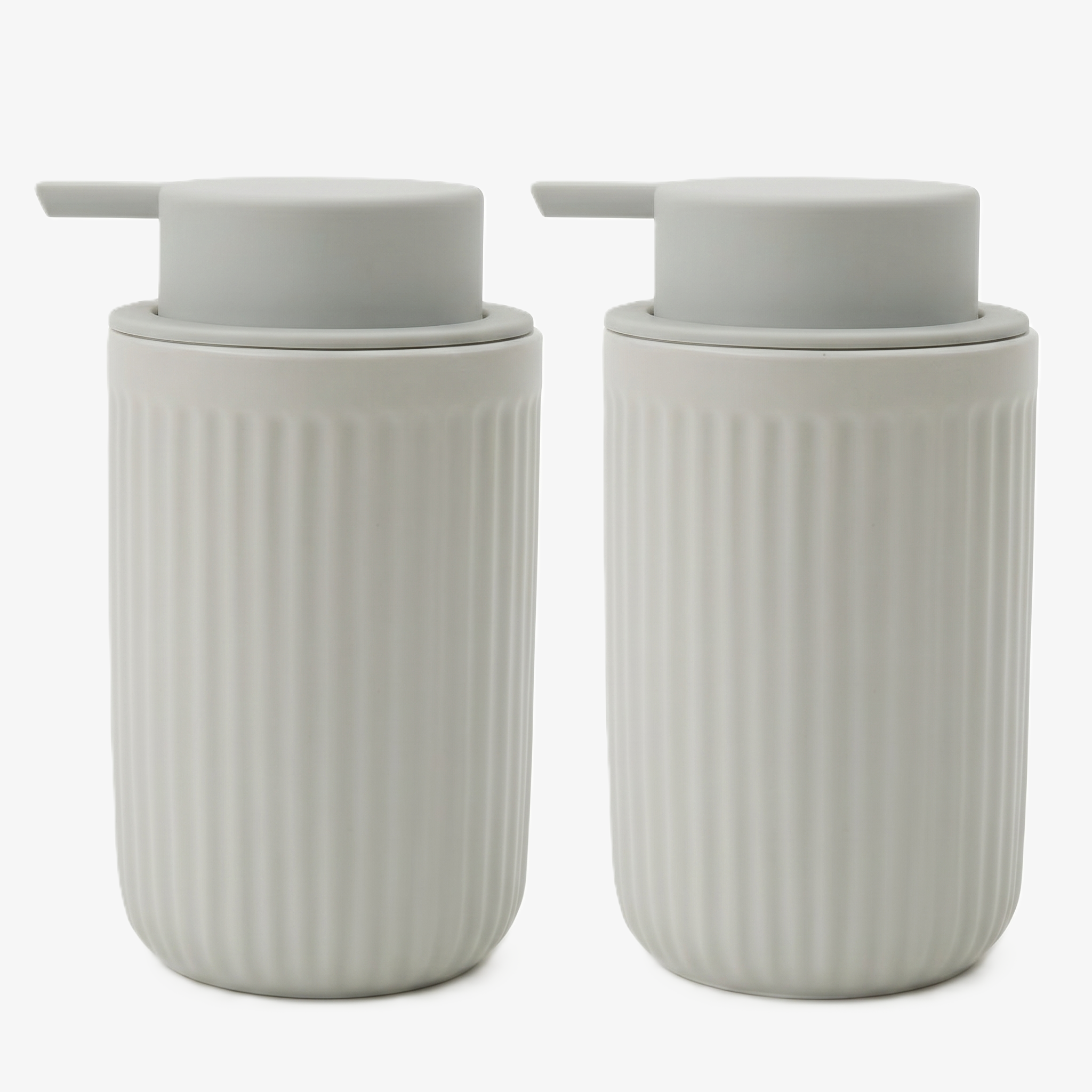 BosilunLife Pockmark Foaming Soap Dispenser Pack of 2 Recycled Eco-Clay