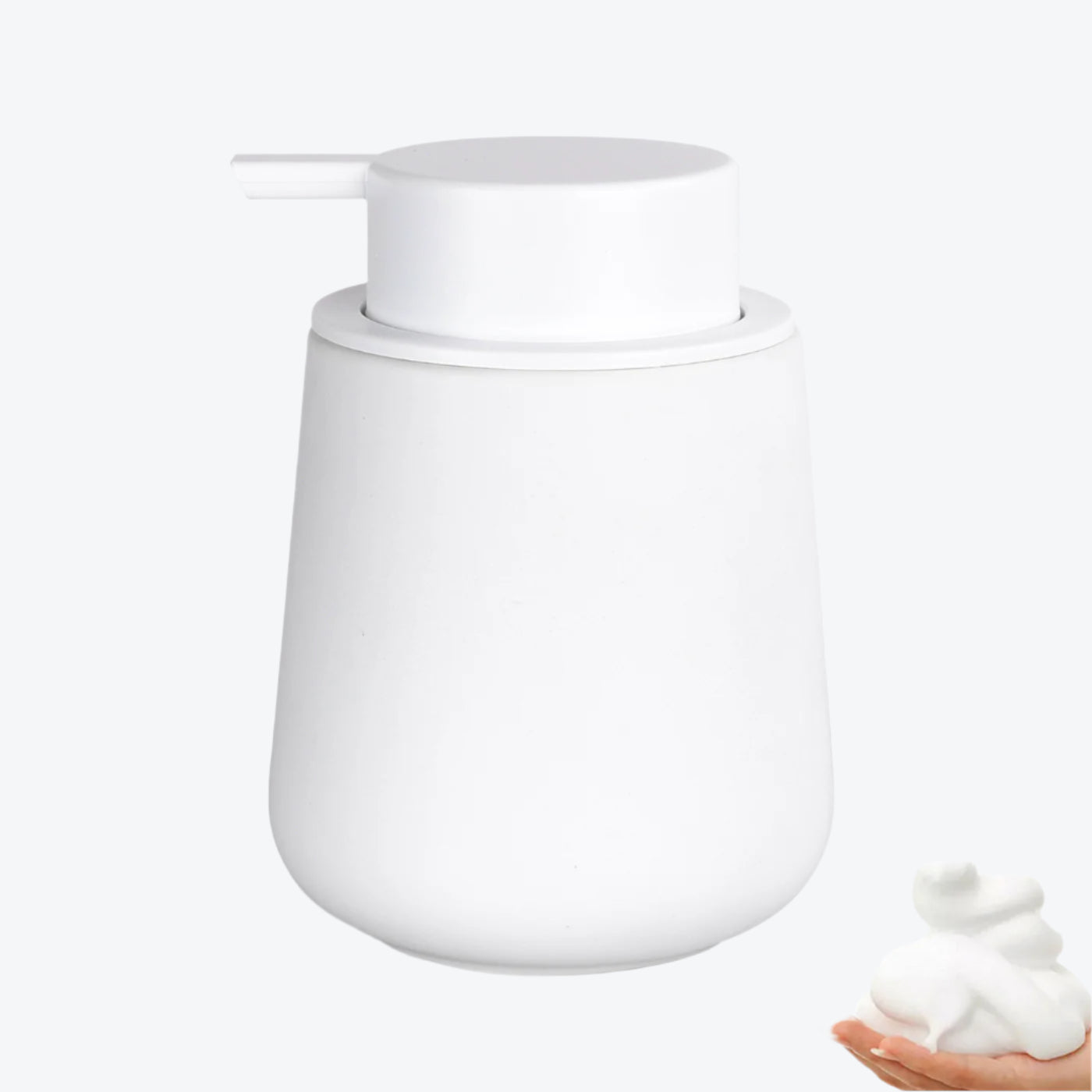 BosilunLife Rubber Paint Foaming Soap Dispenser Large Recycled Ceramic Eco-Clay