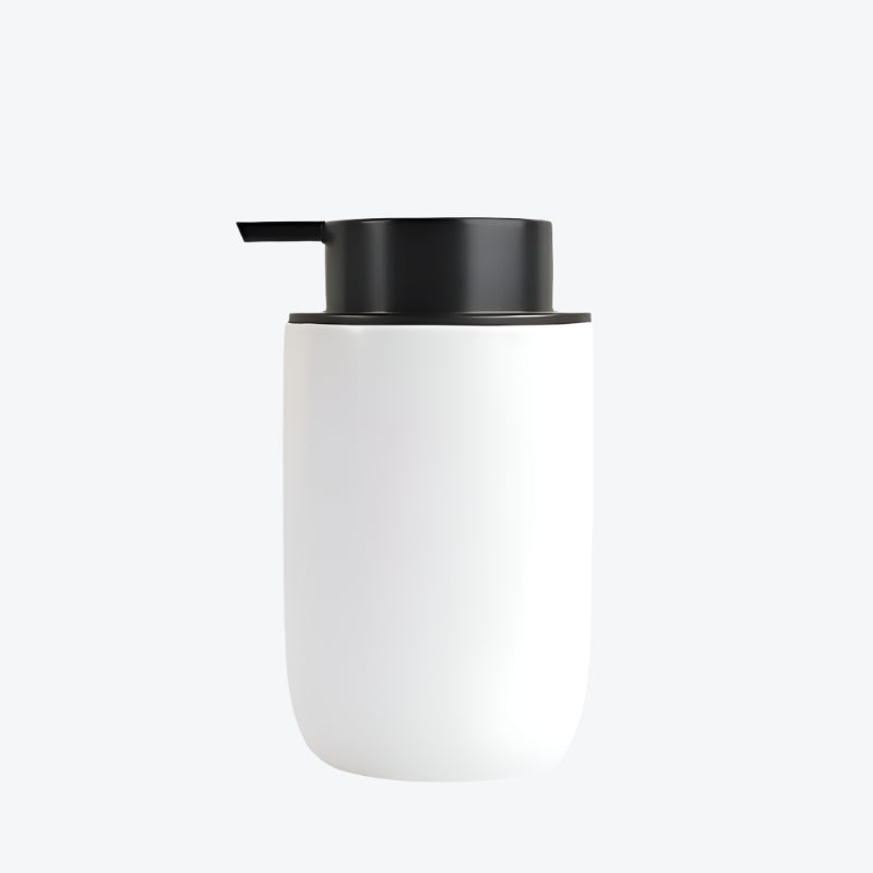 white liquid soap dispenser small one