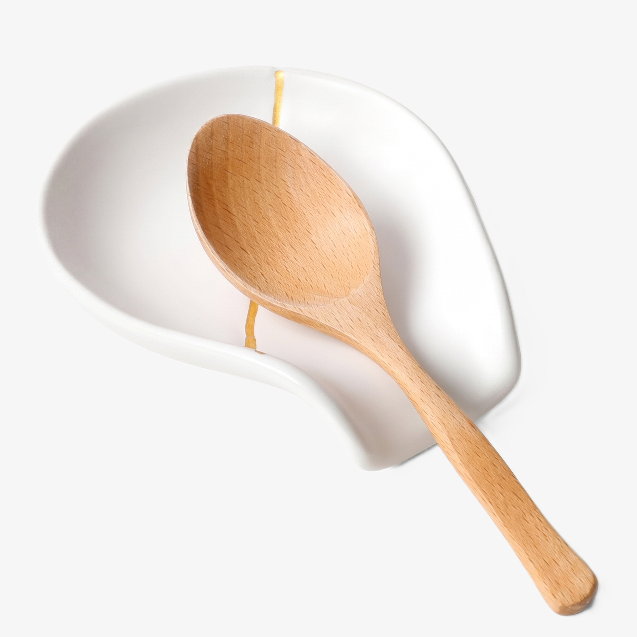 BosilunLife Nordic Garden Spoon Rest Recycled Eco-Clay