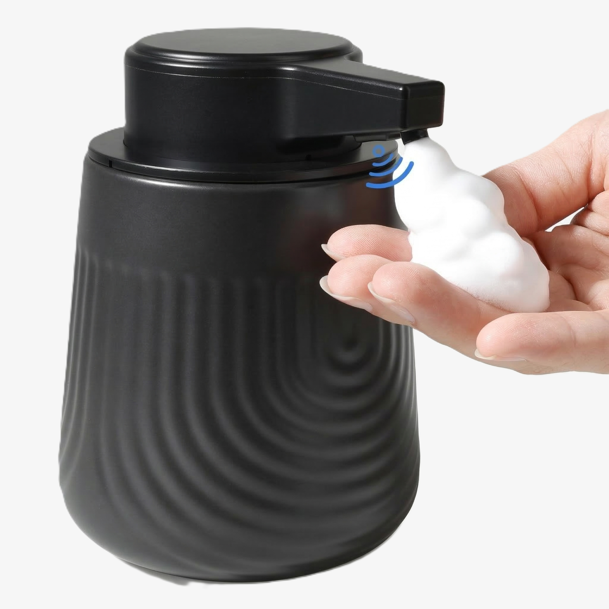 BosilunLife SoftWave Automatic Foaming Soap Dispenser Recycled Eco-Clay 10 oz