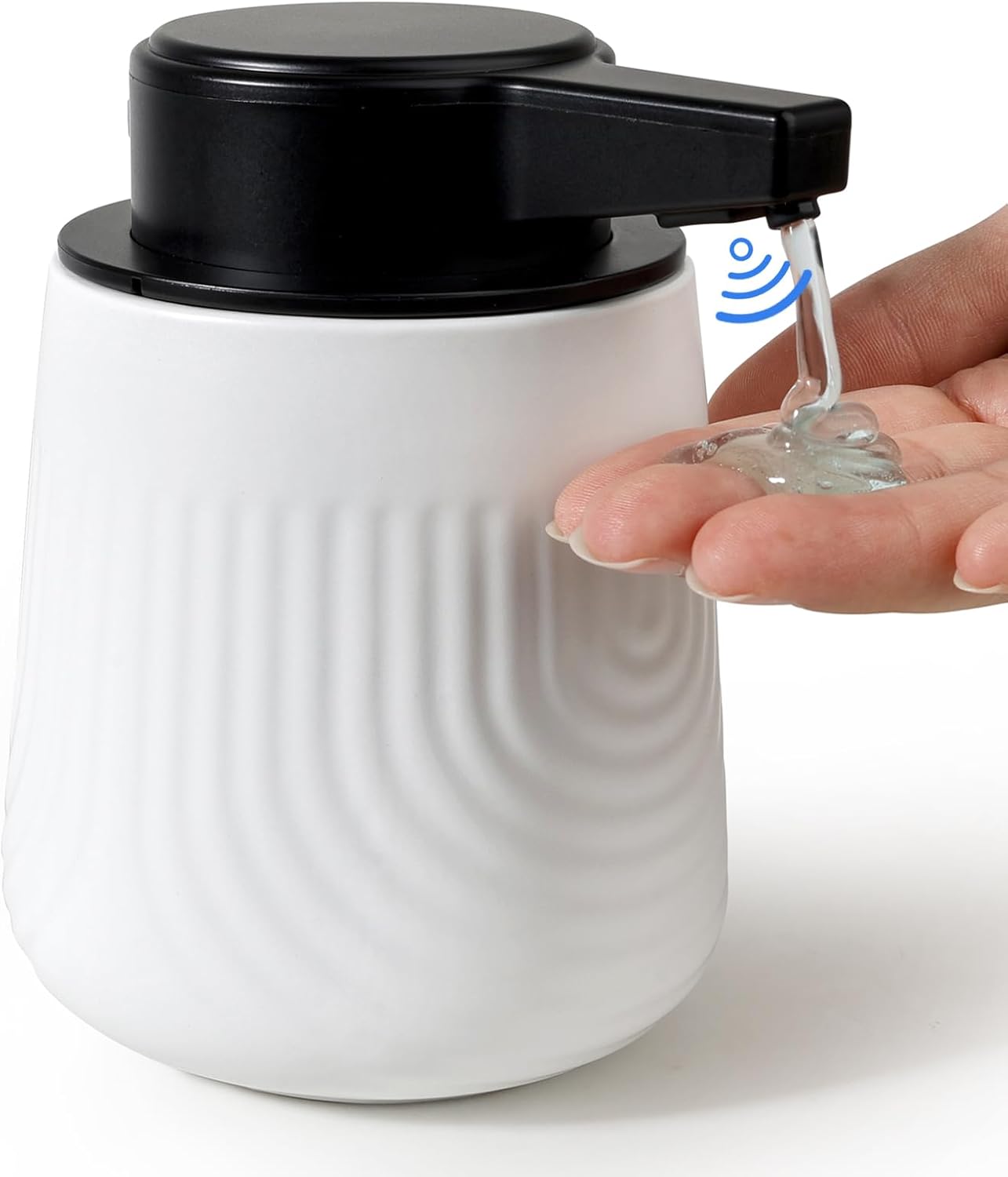 BosilunLife 3 Levels Automatic Soap Dispenser Recycled Eco-Clay 300 ml