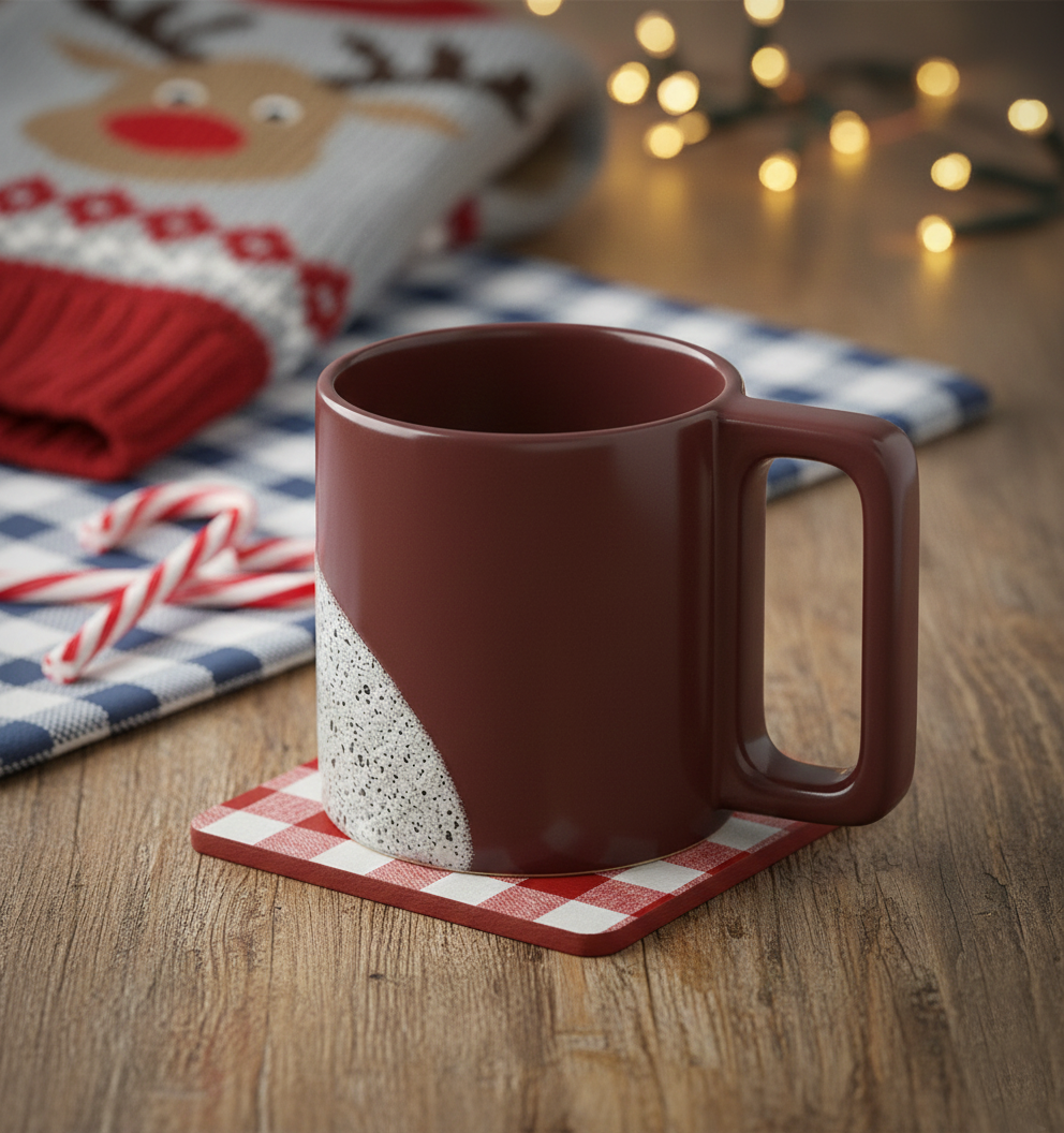 Taza Nordic Moments con tapa de cerámica reciclada de arcilla ecológica