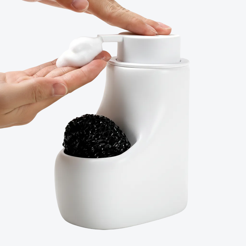 Scandi Grove Foaming Soap Dispenser with neutral background