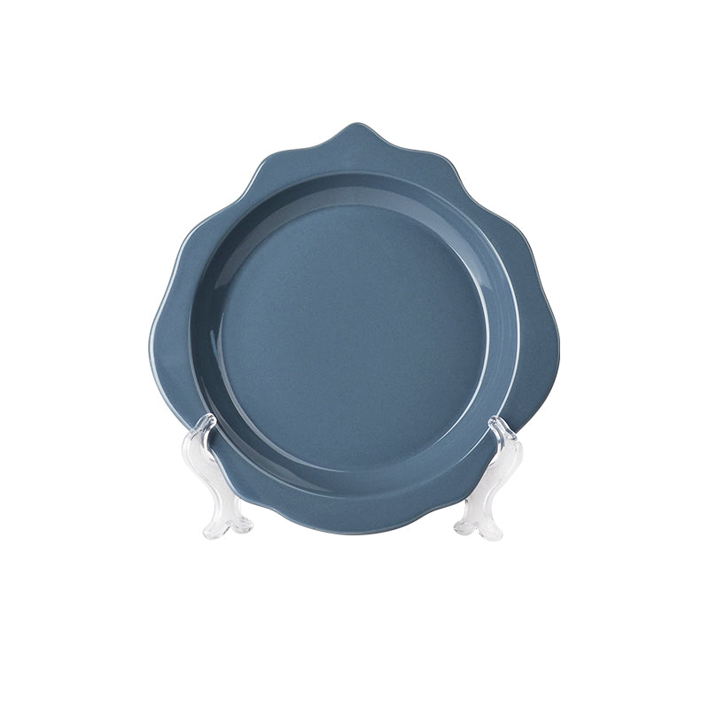 blue soup plate